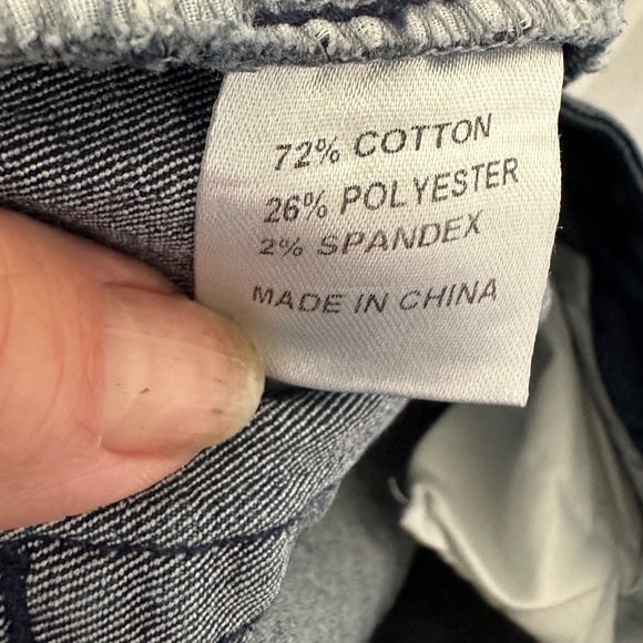 VIA RITINA JEANS SPARKLE & LEOPARD PRINT SZ.4 STRETCH - Picture 8 of 9